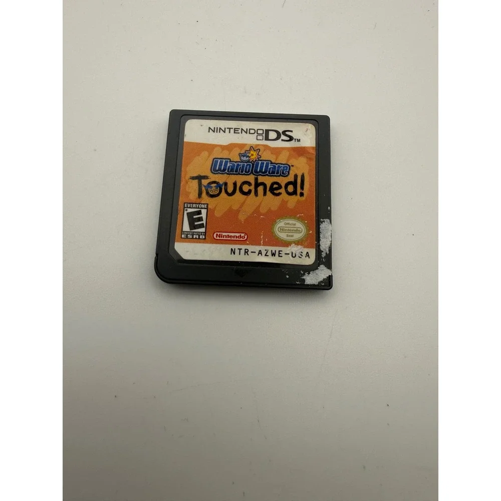 WarioWare Touched! Nintendo DS Game Cartridge NTR-AZWE-USA Tested Authentic